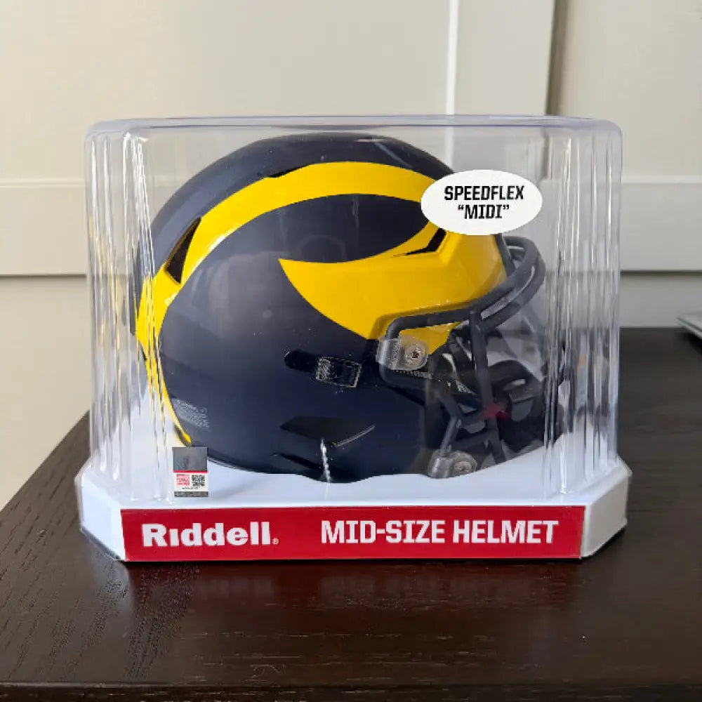 Michigan Wolverines NCAA Mid Size SpeedFlex Helmet-NCAA