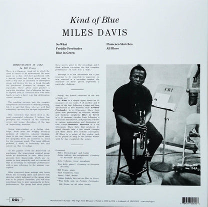 Miles Davis Kind Of Blue Vinyl Record