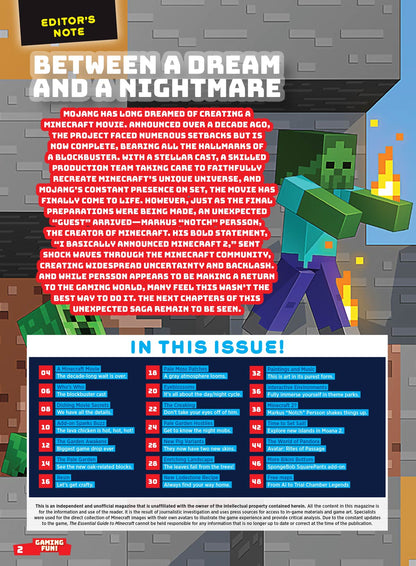 Minecraft - The Ultimate Guide: Notch's Shocking Announcement Of Potential Minecraft 2, The Minecraft Movie, New Updates, Pale Garden, Spongebob Add-On, New Pig Variants, Exclusive Insights & More!