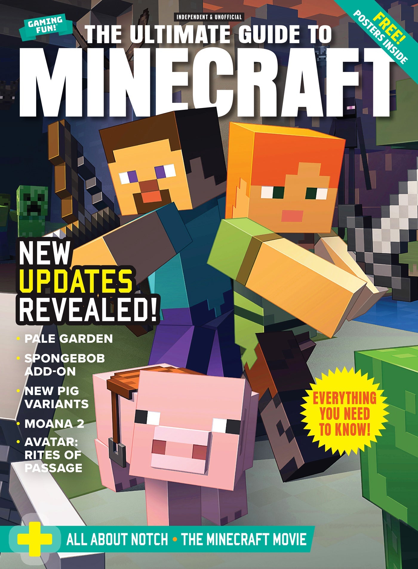 Minecraft - The Ultimate Guide: Notch's Shocking Announcement Of Potential Minecraft 2, The Minecraft Movie, New Updates, Pale Garden, Spongebob Add-On, New Pig Variants, Exclusive Insights & More!