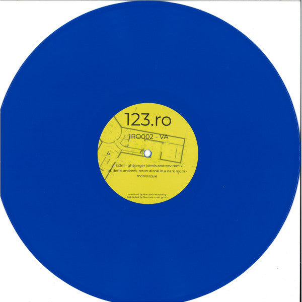 123.ro - VA02 (BLUE VINYL)  Generic Vinyl Record