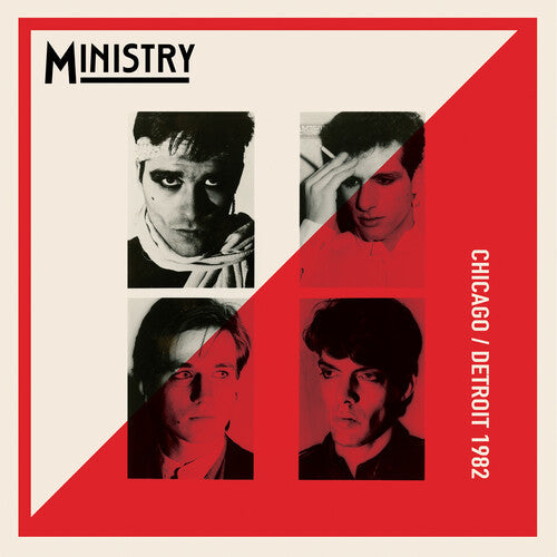 Ministry - Chicago/ Detroit 1982 (Red Marble Colored Vinyl) [Vinyl] Vinyl Record