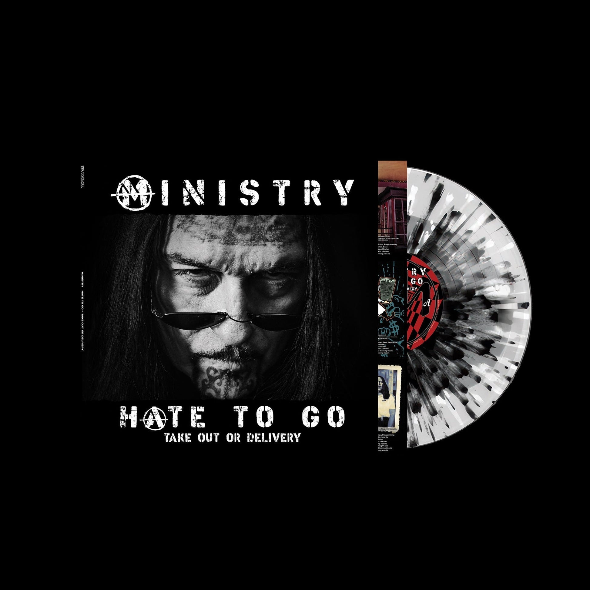 MINISTRY - Hate To Go - Take Out Or Delivery (Limited Edition) [Black/Silver Splatter Vinyl] [Vinyl] Vinyl Record