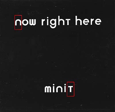 MINIT - Now Right Here Vinyl Record
