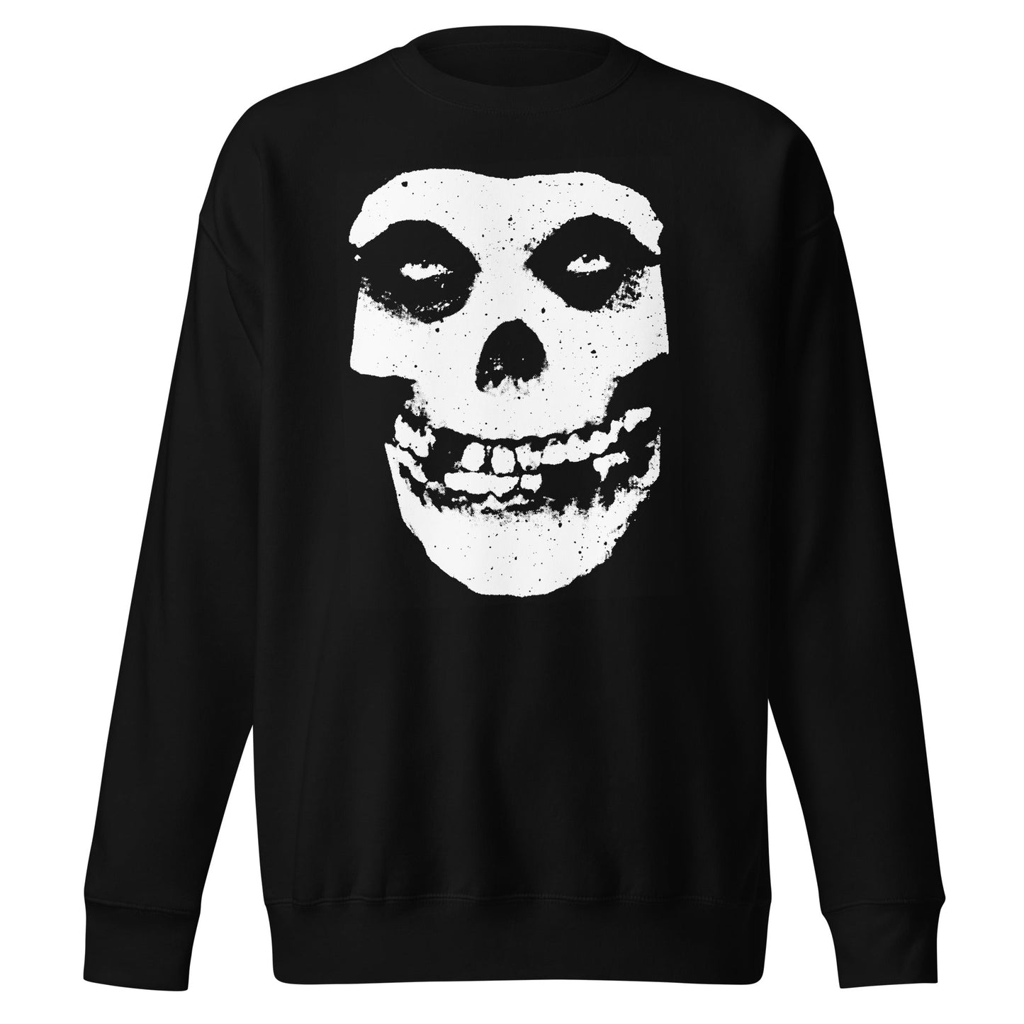 Misfits Large Skull Mens Sweatshirt Black