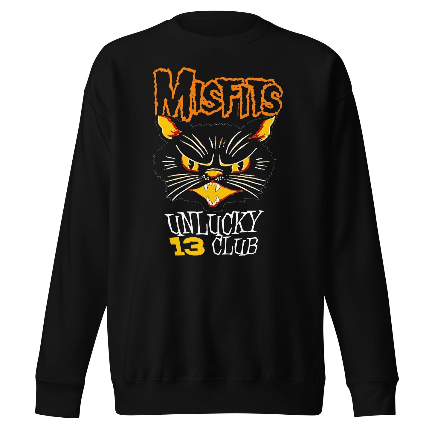 Misfits Unlucky 13 Club Mens Sweatshirt Black