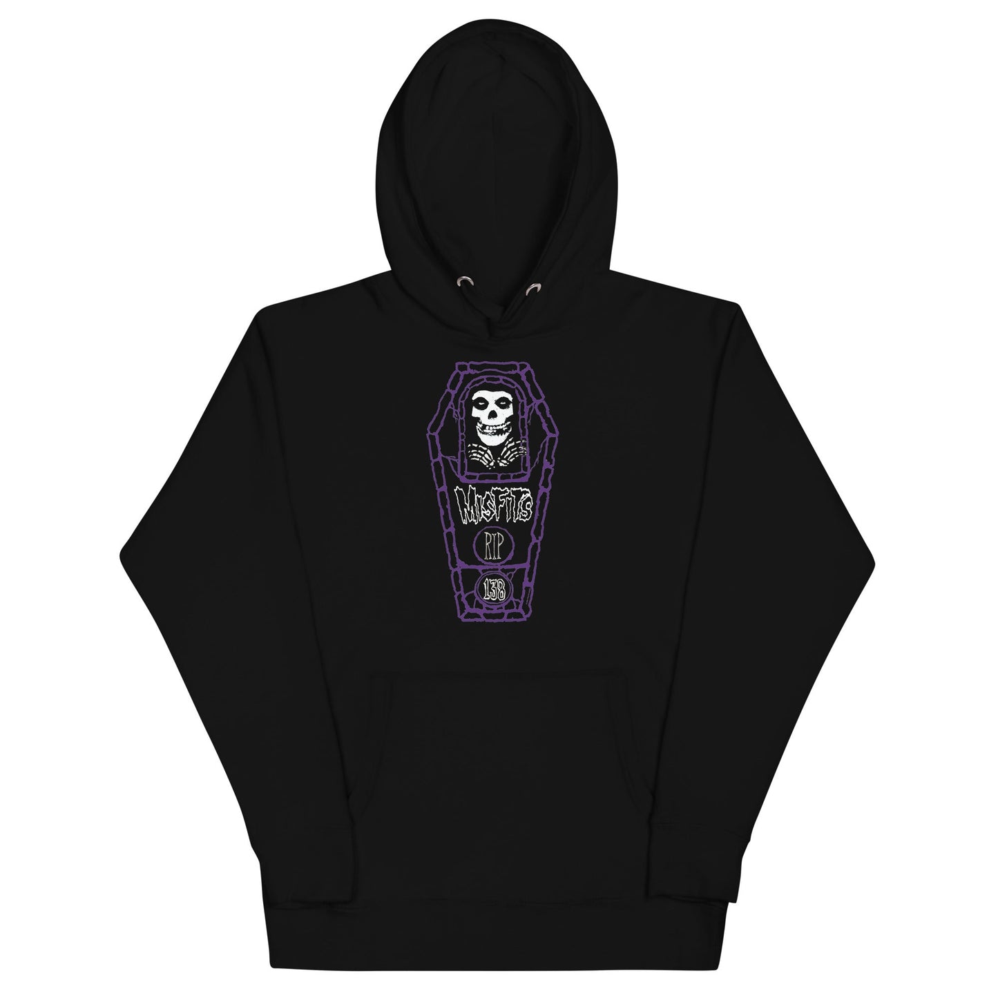 Misfits Casket Mens Hoodie Black