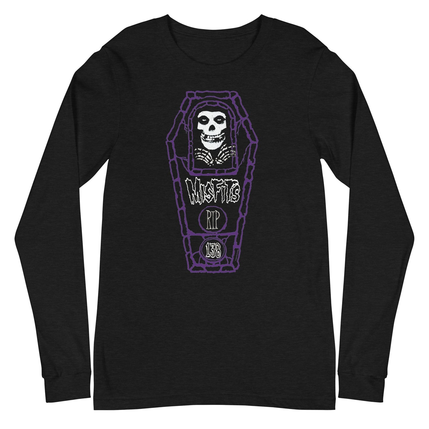 Misfits Casket Mens Long Sleeve Shirt Black