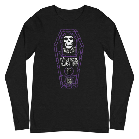 Misfits Casket Mens Long Sleeve Shirt Black