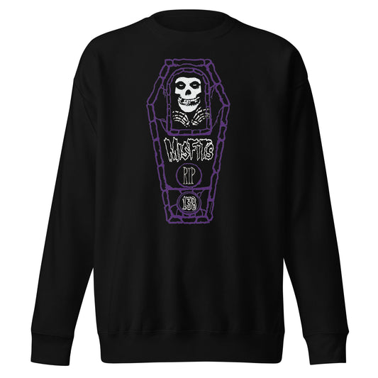 Misfits Casket Mens Sweatshirt Black