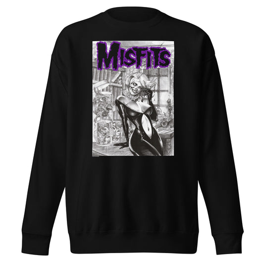 Misfits Cocktail Dress Mens Sweatshirt Black