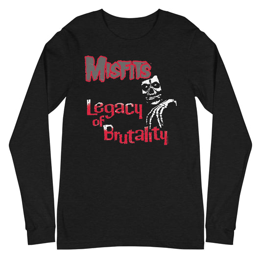 Misfits Legacy of Brutality Mens Long Sleeve Shirt Black