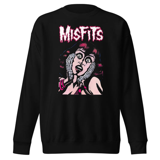 Misfits Screaming Mens Sweatshirt Black