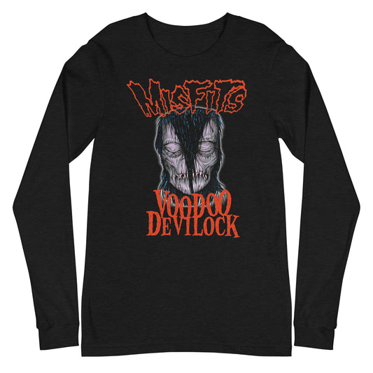 Misfits VooDoo Devilock Mens Long Sleeve Shirt Black