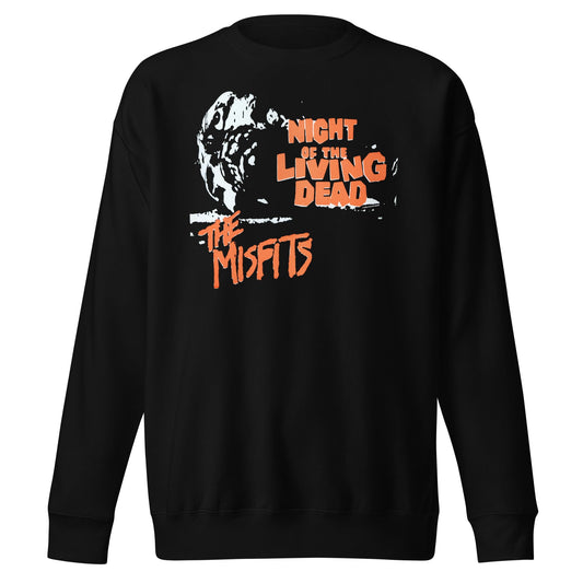 Misfits Night of the Living Dead Mens Sweatshirt Black