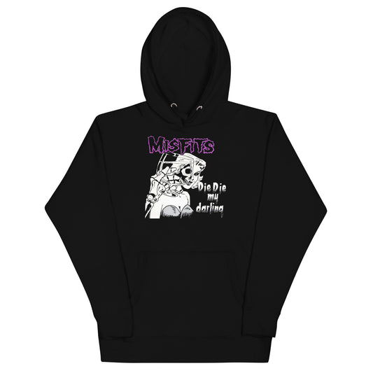 Misfits Looking Glass Mens Hoodie Black