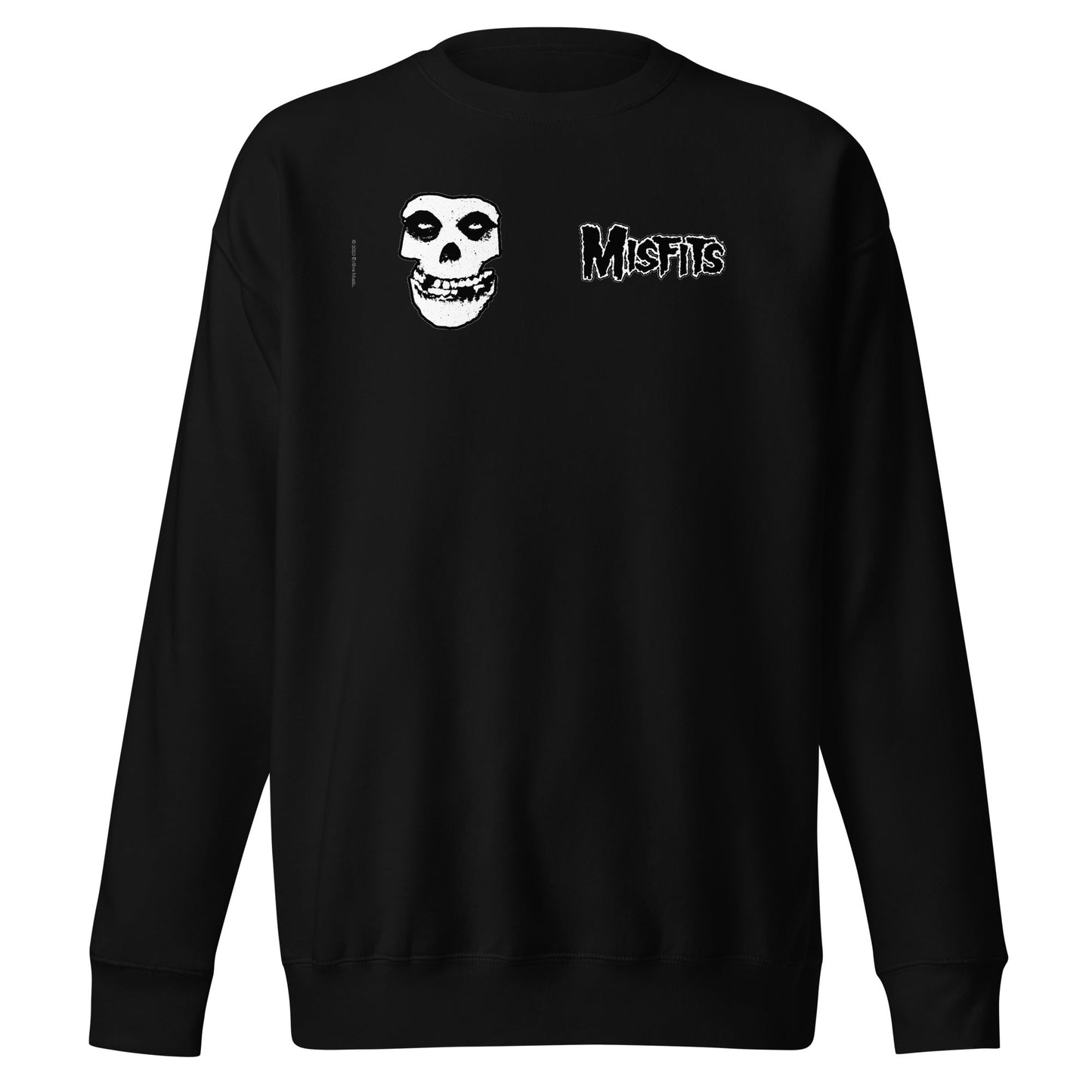 Misfits Small Skull Mens Sweatshirt Black