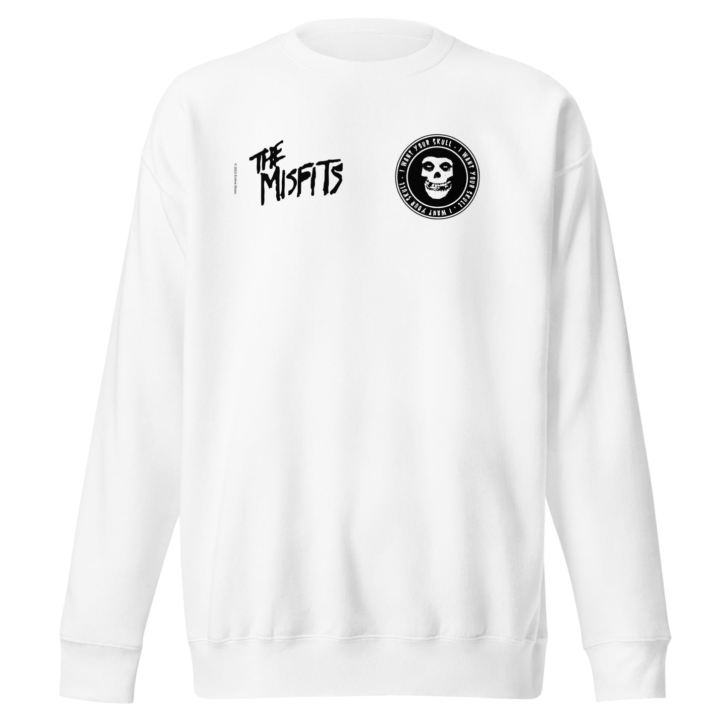 Misfits Small Fiends Mens Sweatshirt White