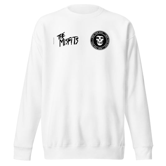 Misfits Small Fiends Mens Sweatshirt White