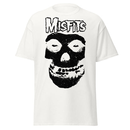 Misfits Black Skull Jumbo Print Mens T Shirt White