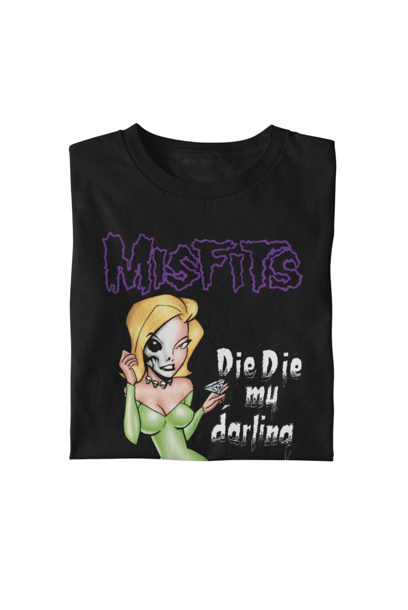 Misfits Die Die My Darling Officially Licensed Mens T Shirt Black
