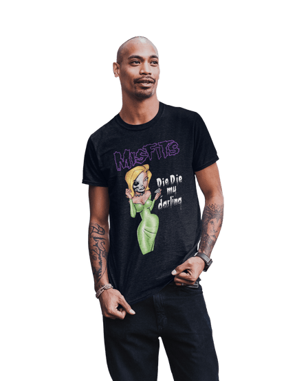 Misfits Die Die My Darling Officially Licensed Mens T Shirt Black