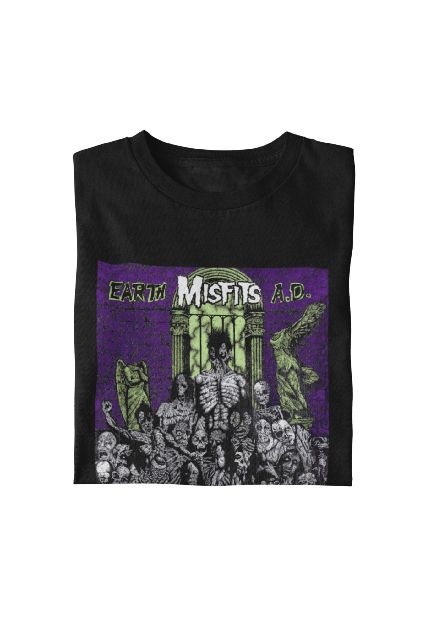 Misfits Earth Officially Licensed Mens T Shirt Black