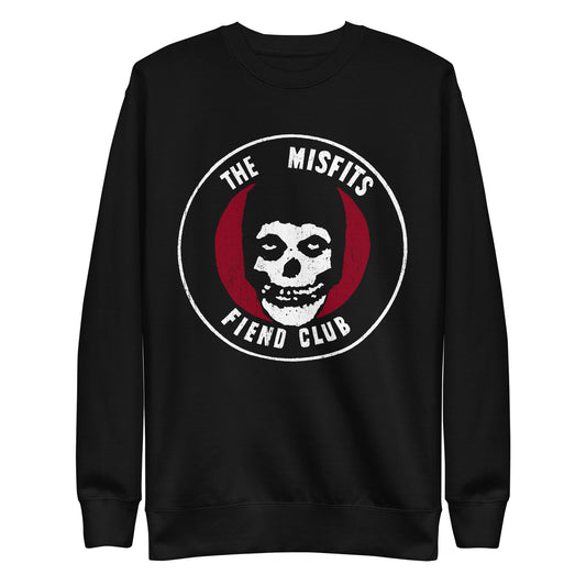 Misfits Fiend Club Mens Sweatshirt Black