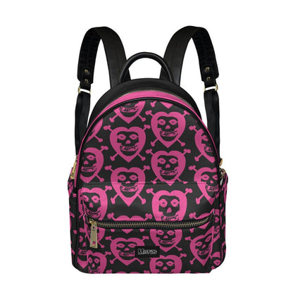 Misfits Hearts Mini Vegan Leather Backpack