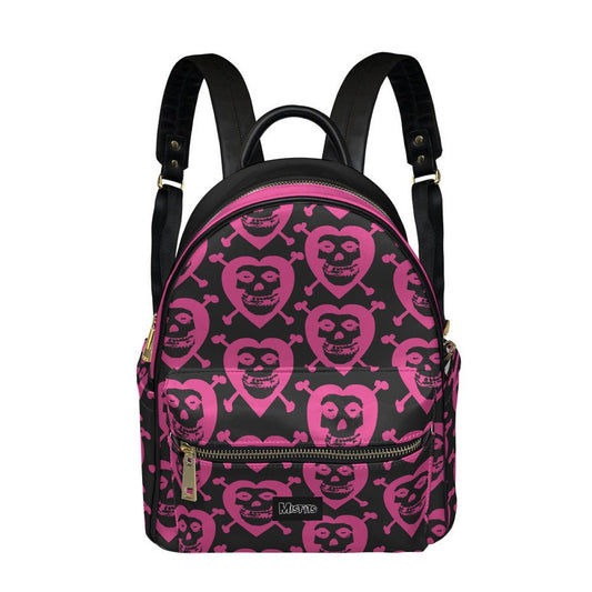 Misfits Hearts Mini Vegan Leather Backpack