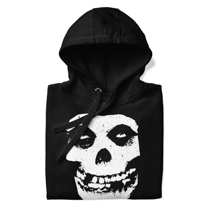 Misfits Large Skull Classic Mens Officially Licensed Hoodie Black