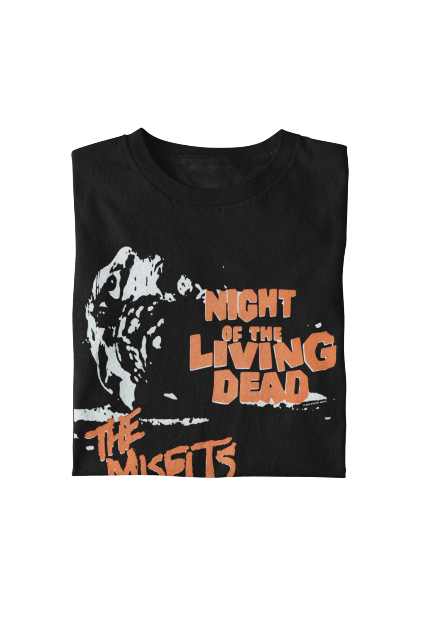 Misfits Night of the Living Dead Officially Licensed Mens T Shirt Black