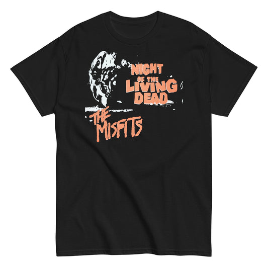 Misfits Night of the Living Dead Mens T Shirt Black