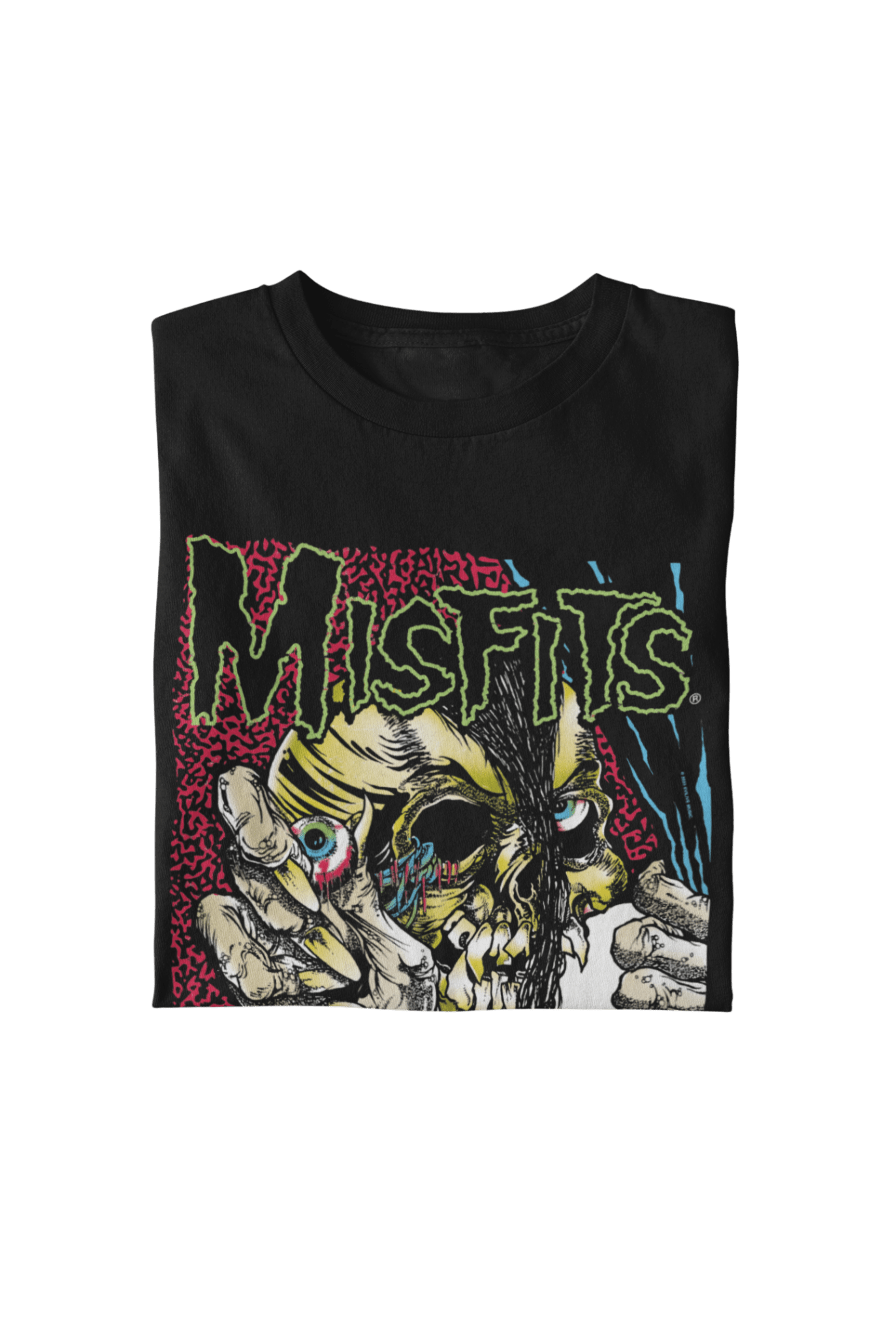 Misfits Open Skull Officially Licensed Mens T Shirt Black
