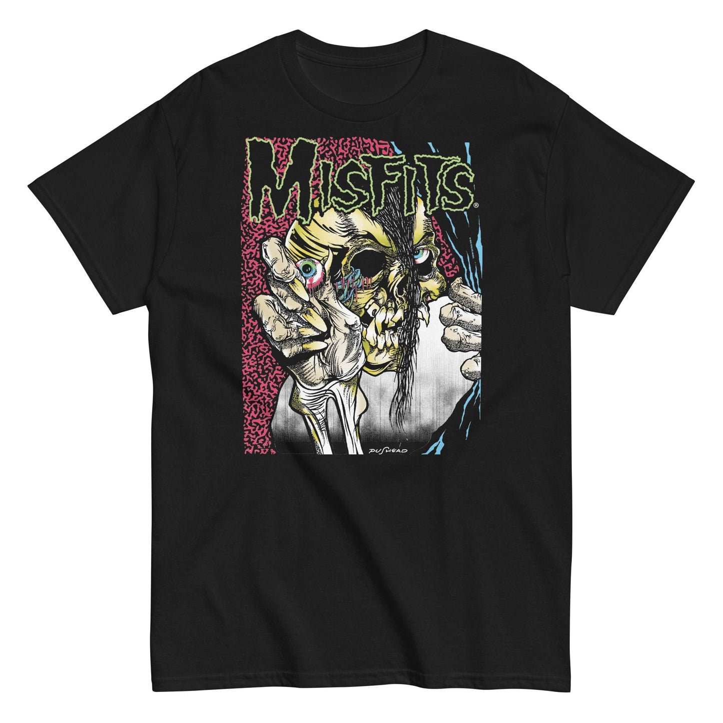 Misfits Open Skull Mens T Shirt Black