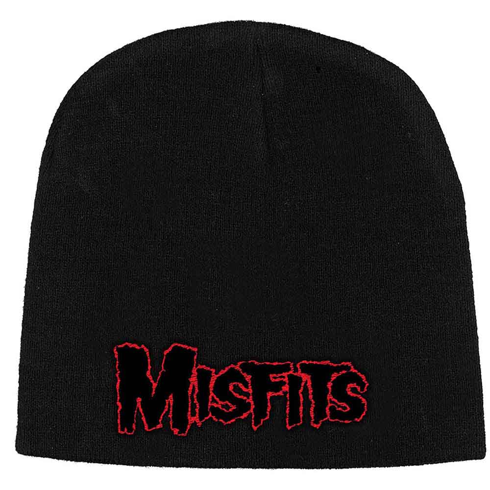 Misfits Red Logo Beanie Hat Officially Licensed