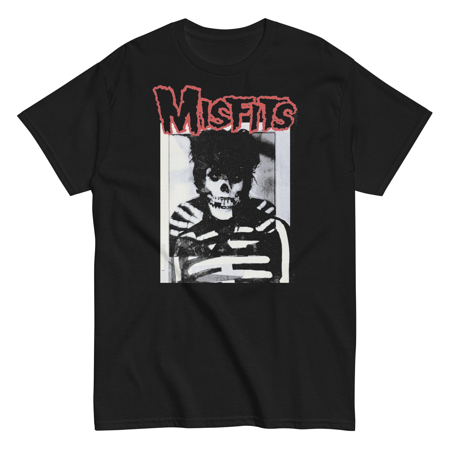 Misfits Skull Hair Mens T Shirt Black