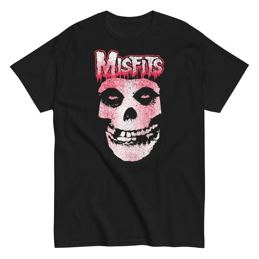 Misfits Tagged Skull Mens T Shirt Black