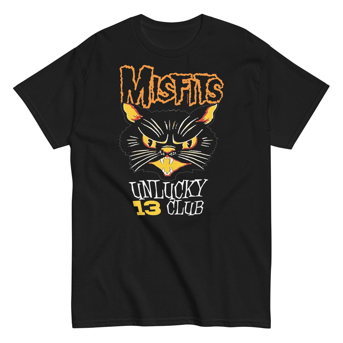 Misfits Unlucky 13 Club Mens T Shirt Black