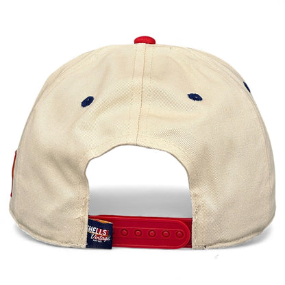 Mississippi Snapback Hat - The Magnolia (Cream/Red)