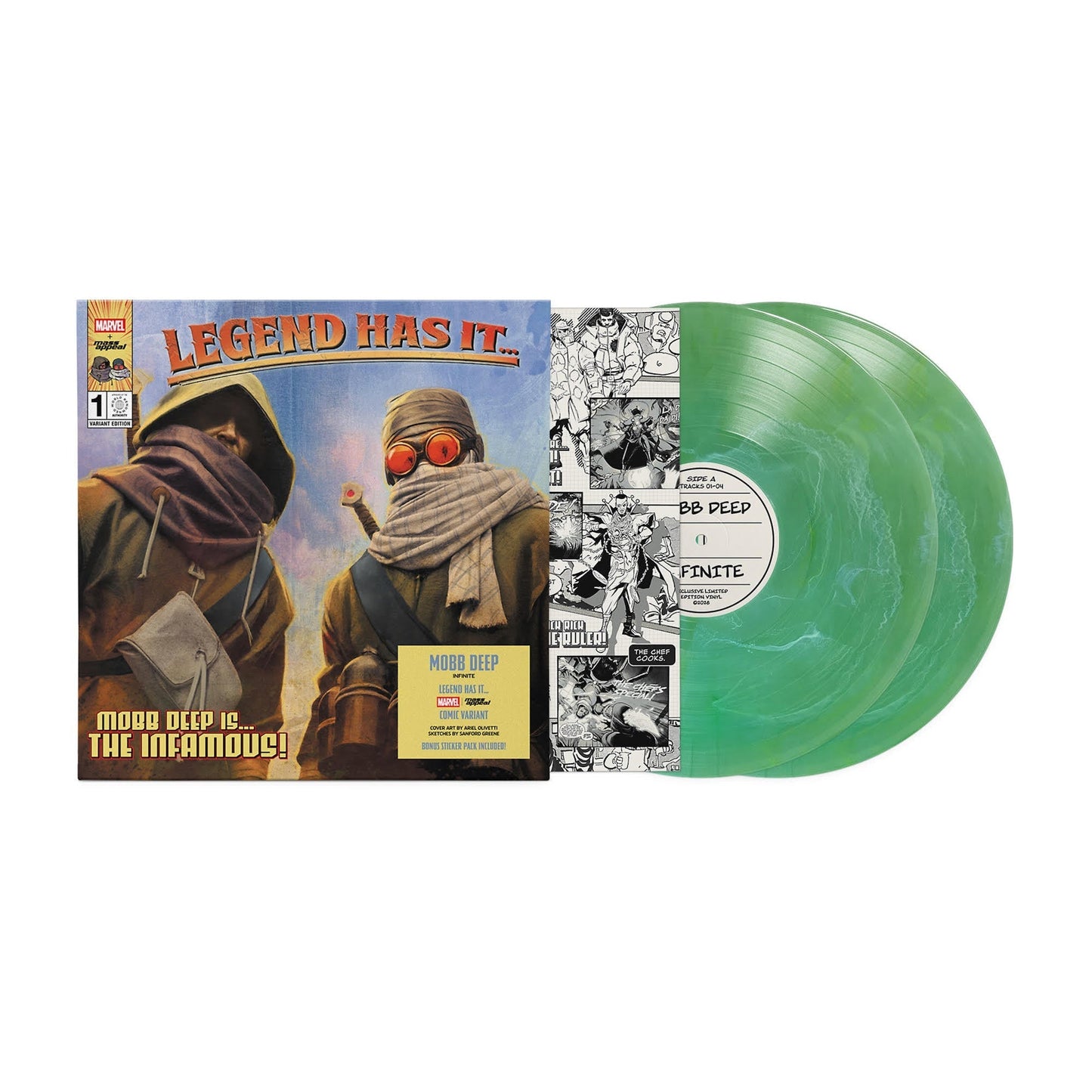 Mobb Deep - Infinite [Green Marble] [2LP] [Vinyl] Vinyl Record