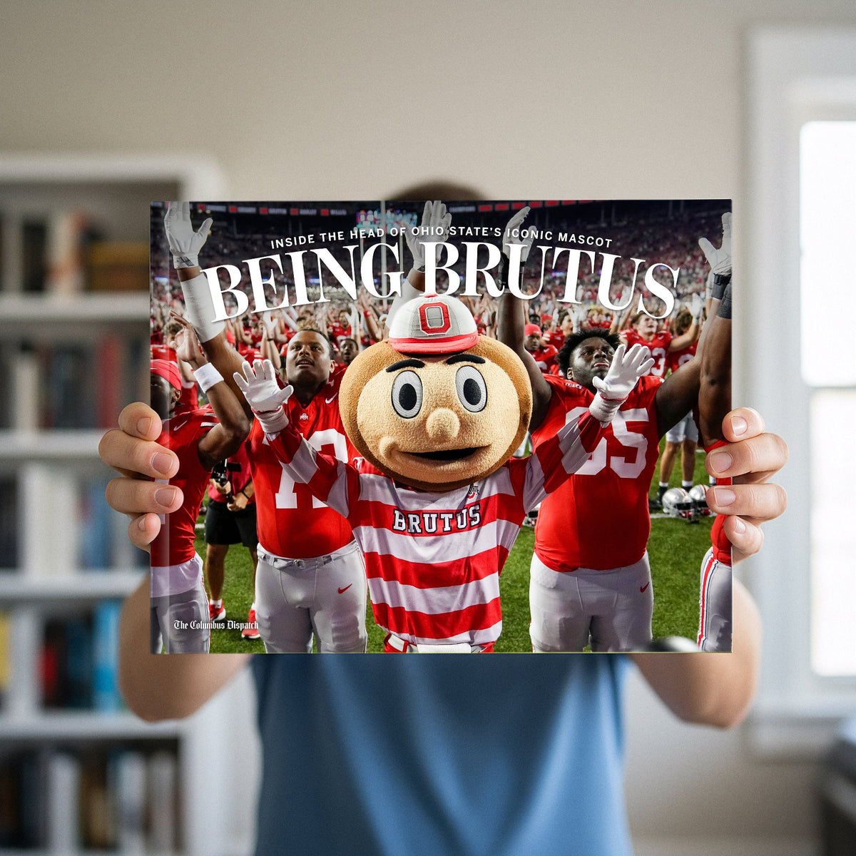 Being Brutus: Inside the Head of Ohio State's Iconic Mascot Book - PREORDER ships 11/27/2026