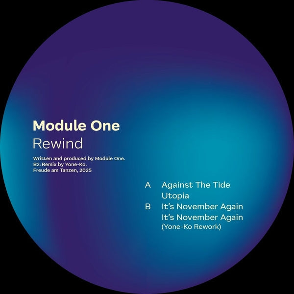 MODULE ONE - Rewind [12"] [Vinyl] Vinyl Record