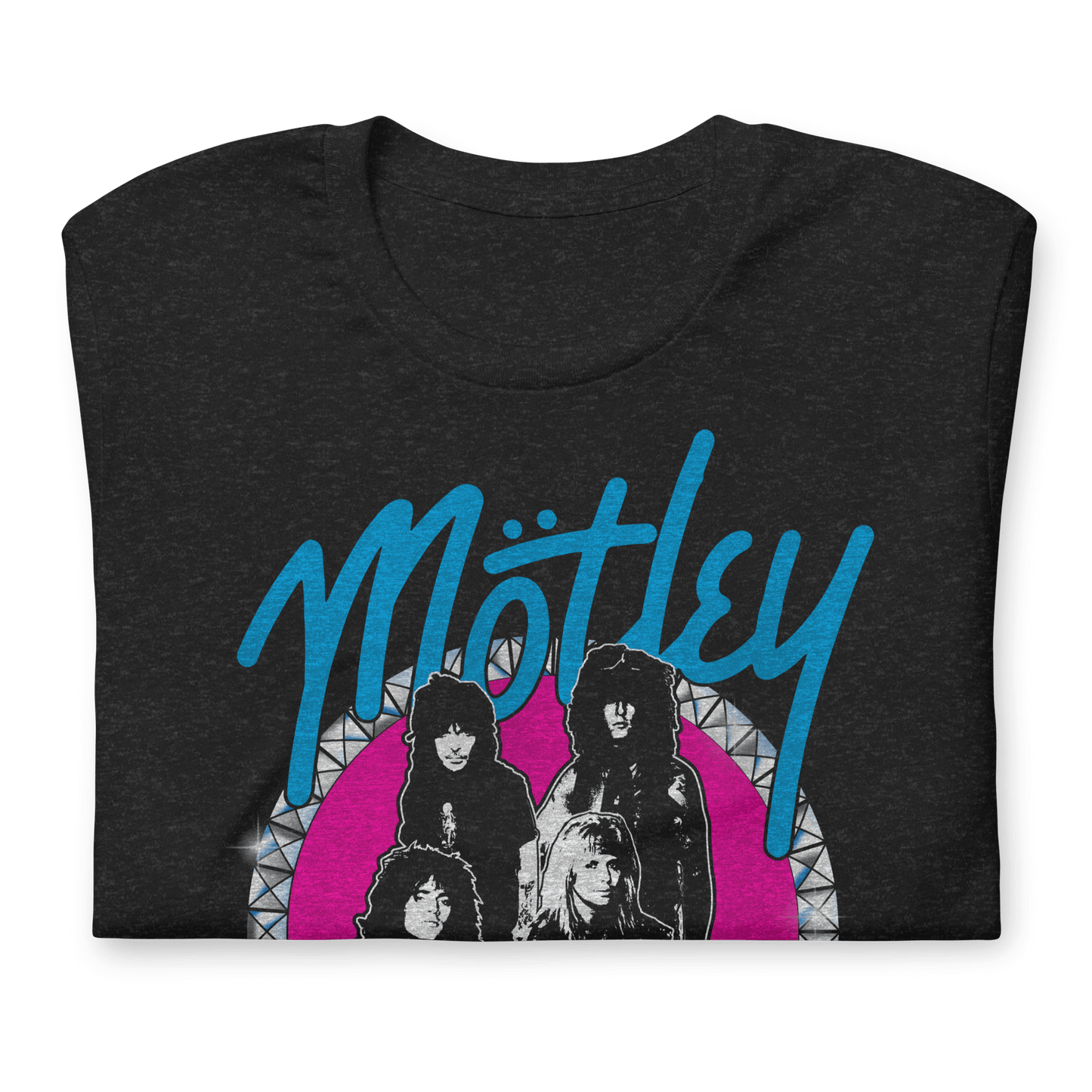 Motley Crue 80s Hair Officially Licensed Mens T Shirt Black