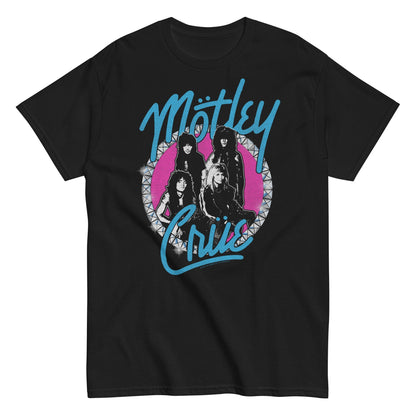 Motley Crue 80s Hair Officially Licensed Mens T Shirt Black