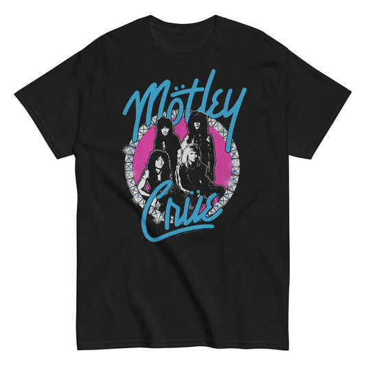 Motley Crue 80s Hair Mens T Shirt Black