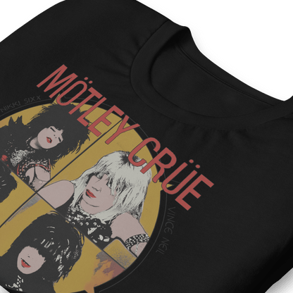 Motley Crue Always on Tour Officially Licensed Mens T Shirt Black
