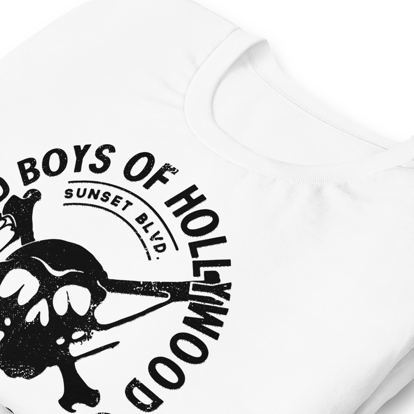 Motley Crue Bad Boys of Hollywood Officially Licensed Mens T Shirt White
