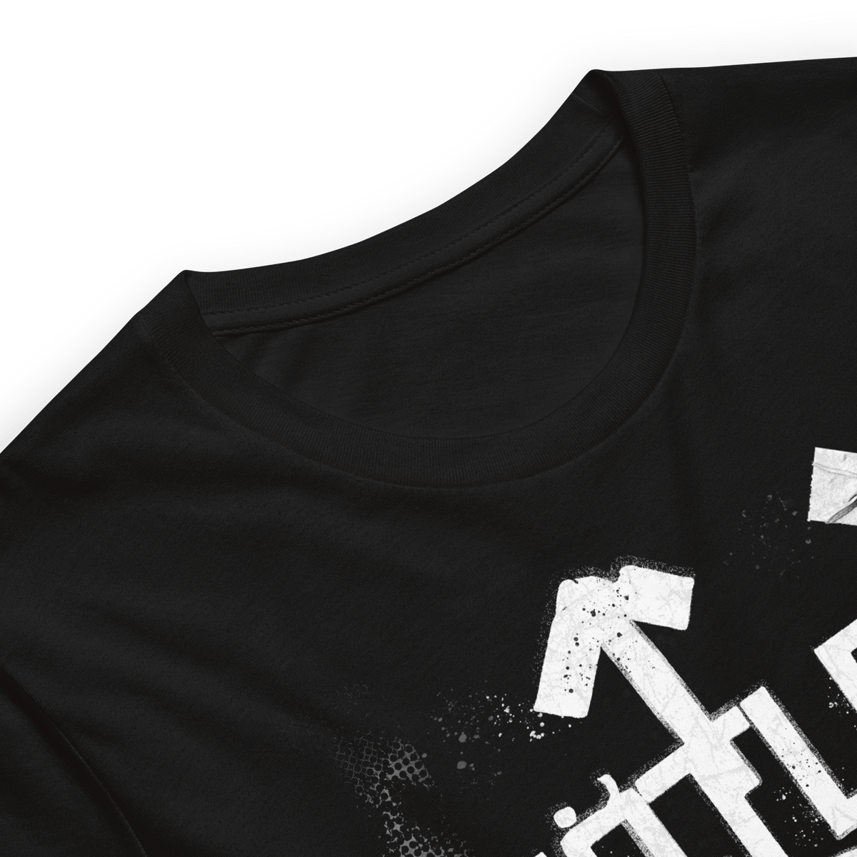 Motley Crue Black and White Logo Officially Licensed Mens T Shirt Black