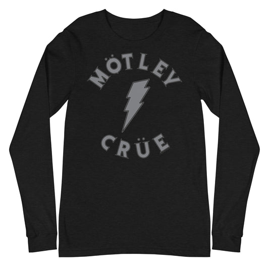 Motley Crue Core Logo Mens Long Sleeve Shirt Black